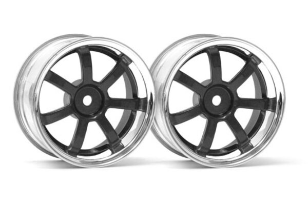 HPI Racing Rays Gram Lights 57S-Pro Wheel Chrome/Gunmetal (3mm Offset)