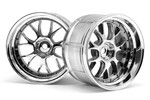 HPI Racing LP35 LM-R Wheel Chrome (2pcs)