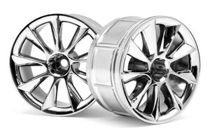 HPI Racing LP32 Wheel ATG RS8 Chrome (2pcs)