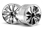 HPI Racing LP35 Wheel ATG RS8 Chrome (2pcs)
