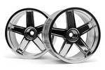 HPI Racing LP35 Wheel MF Type Chrome (9mm Offset/2pcs)