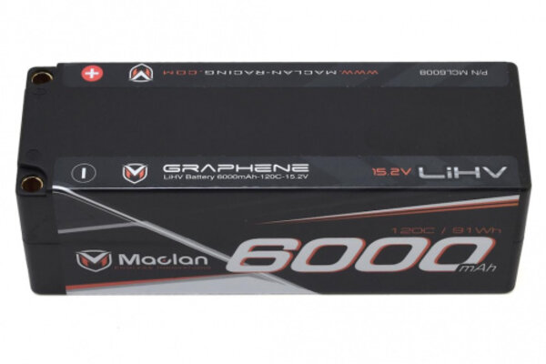 Maclan Racing Graphene 6000mAH 120 C 15.2V Race Formula Battery