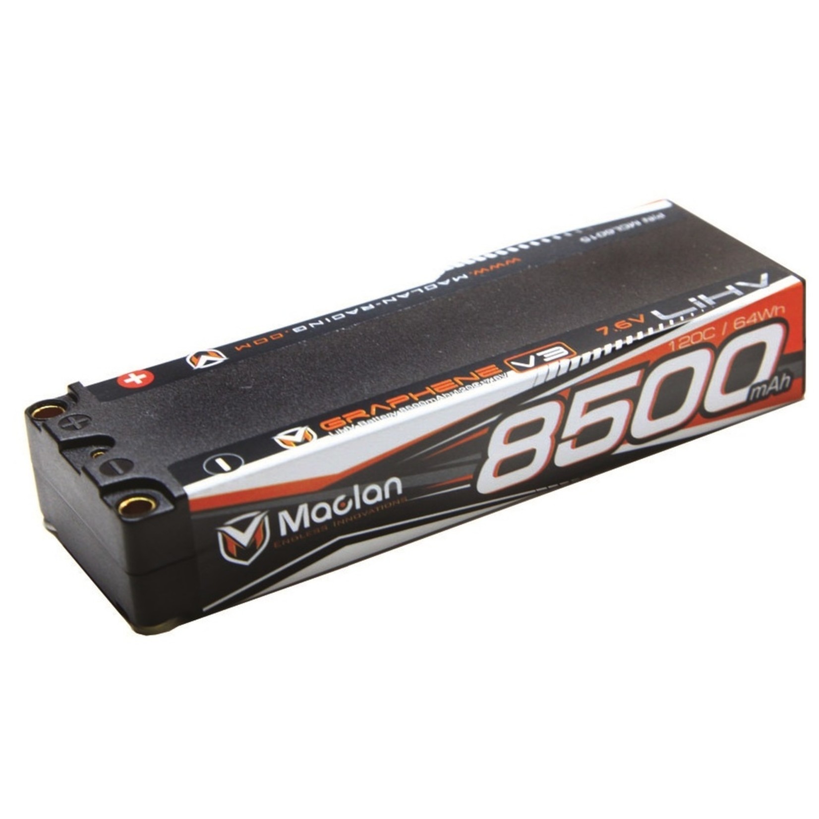Maclan Racing Graphene V3 High Voltage 8500 mAh 2S (7.6V) Stick