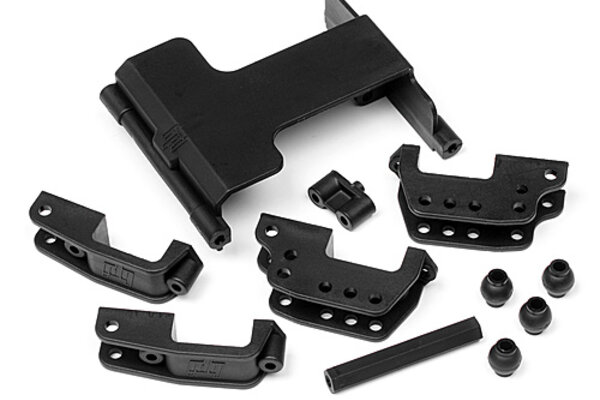 HPI Racing Servo Mount/High Link Bracket Set (Wheely King)