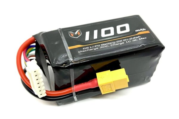 Maclan Racing SSI Series 6S 1100mAh 22.2V Li-Po Battery w/ XT60