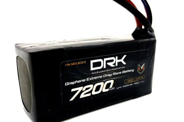 Maclan Racing DRK 7200mAh Graphene Extreme Drag Race Battery w/ XT90 Plug