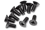 HPI Racing Flat Head Screw 4X10mm (10pcs)