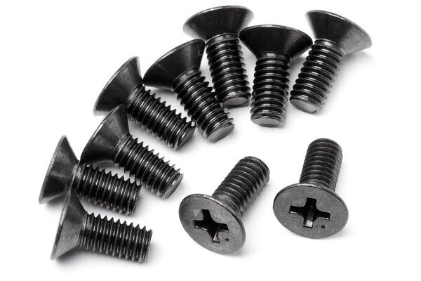 HPI Racing Flat Head Screw 4X10mm (10pcs)