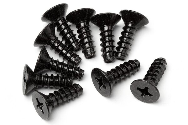 HPI Racing Tp. Flat HD Screw 4X12mm (10pcs)