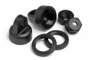 HPI Racing Shock Cap And Preload Collar Set - Blitz/Firestorm