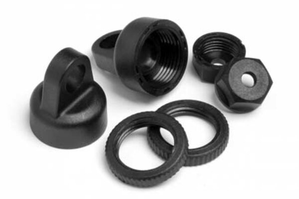 HPI Racing Shock Cap And Preload Collar Set - Blitz/Firestorm
