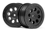 HPI Racing ST-8 Wheel Black (0mm Offset/2pcs)