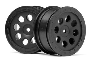 HPI Racing ST-8 Wheel Black (0mm Offset/2pcs)