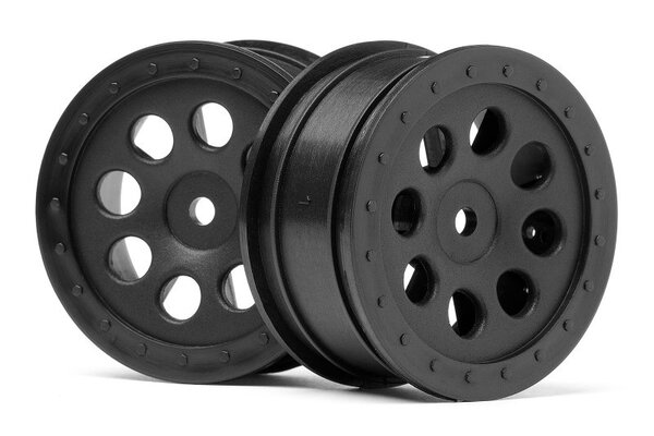 HPI Racing ST-8 Wheel Black (0mm Offset/2pcs)