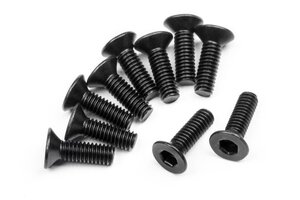 HPI Racing Flat Head Screw M2.5X8mm (Hex Socket/10pcs) RS4 Sport 3