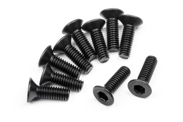 HPI Racing Flat Head Screw M2.5X8mm (Hex Socket/10pcs) RS4 Sport 3