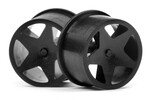 HPI Racing Q32 Super Star Wheel Set F/R (Blk/18X10/18X14/4pcs)