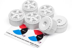 HPI Racing Fifteen52 Turbomac Wheel White (6pcs) Micro RS4