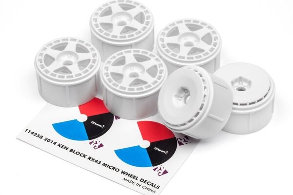 HPI Racing Fifteen52 Turbomac Wheel White (6pcs) Micro RS4