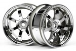 HPI Racing Rays Gram Lights 57S-Pro Wheel 26mm Chrome (0mm Offset)