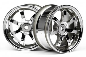HPI Racing Rays Gram Lights 57S-Pro Wheel 26mm Chrome (0mm Offset)