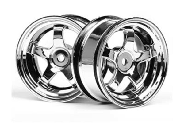 HPI Racing Work Meister S1 Wheel 26mm Chrome (9mm Offset)