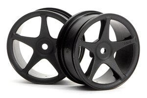 HPI Racing Super Star Wheel (26mm Black) (1mm Offset)