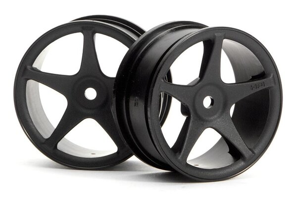 HPI Racing Super Star Wheel (26mm Black) (1mm Offset)