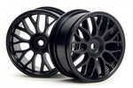 HPI Racing Mesh Wheel 26mm Black (1mm Offset)