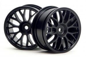 HPI Racing Mesh Wheel 26mm Black (1mm Offset)