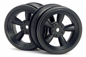 HPI Racing Vintage 5 Spoke Wheel 26mm Black 0mm Offset