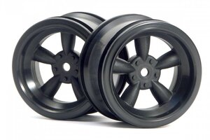 HPI Racing Vintage 5 Spoke Wheel 31mm Black (6mm Offset)