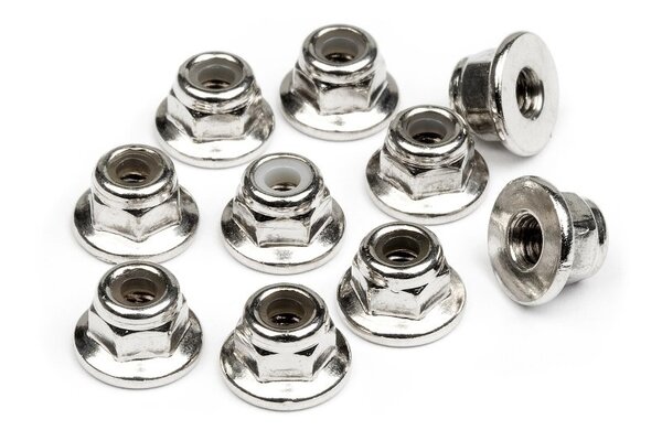 HPI Racing Flanged Lock Nut M3 (10pcs)