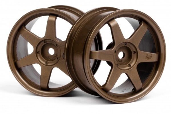 HPI Racing TE37 Wheel 26mm Bronze 0mm Offset/Fits 26mm Tire