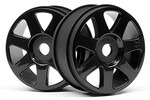 HPI Racing V7 1/8 Wheel Black (42X83mm/2pcs)