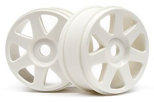 HPI Racing V7 1/8 Wheel White (42X83mm/2pcs)