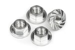 HPI Racing Serrated Flange Nut M4X10.8mm (4pcs)
