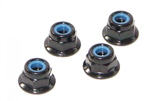 HPI Racing HPIZ684  Flanged Lock Nut M4 (4pcs)
