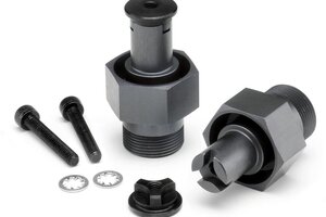 HPI Racing 24mm HD Front Hex Hub (Gunmetal) Baja 5