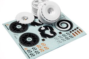 HPI Racing Fifteen52 Turbomac Wheel White (26mm/2pcs)