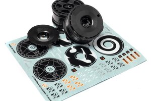 HPI Racing Fifteen52 Turbomac Wheel Black (26mm/2pcs)