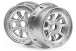 HPI Racing Ml-8 Wheel Silver (120X60mm/2pcs) Baja 5R
