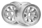 HPI Racing Ml-8 Wheel Silver (120X75mm/2pcs) Baja 5R