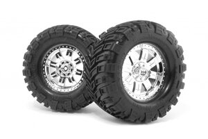 HPI Racing Mounted Super Mudders Tire 155X85mm/2pcs/Savage
