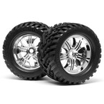 HPI Racing Mounted Goliath Tire 178X97mm On Tremor Wheel Chrome -