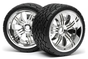 HPI Racing Mounted Phaltline Tire 140X70mm On Tremor Wheel