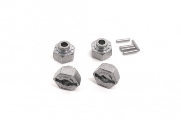 HPI Racing Hex Wheel Hub 12mm/Silver 4pc MT 2 18SS/Std/MT 2/MT/Rush/EP