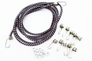 Hot Racing 1/10 Scale Green/White Bungee Cord Kit