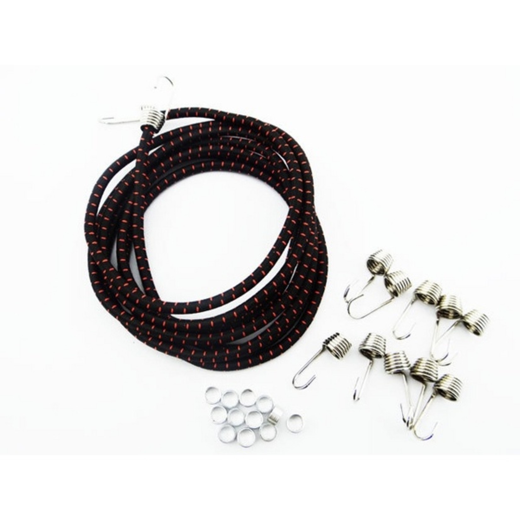 Hot Racing 1/10 Scale Black/Red Bungee Cord Kit