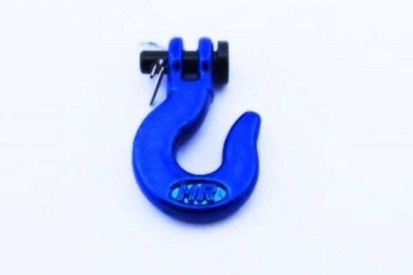 Hot Racing Aluminum Winch 1/10 Hook Blue